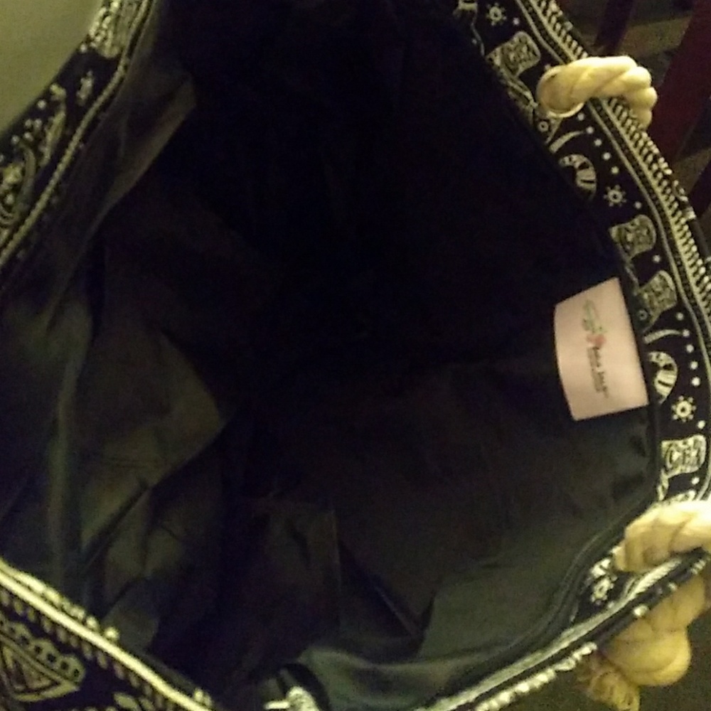 ONLY 2 LEFTBoho Elephant Print Bag - Picture 4 of 7